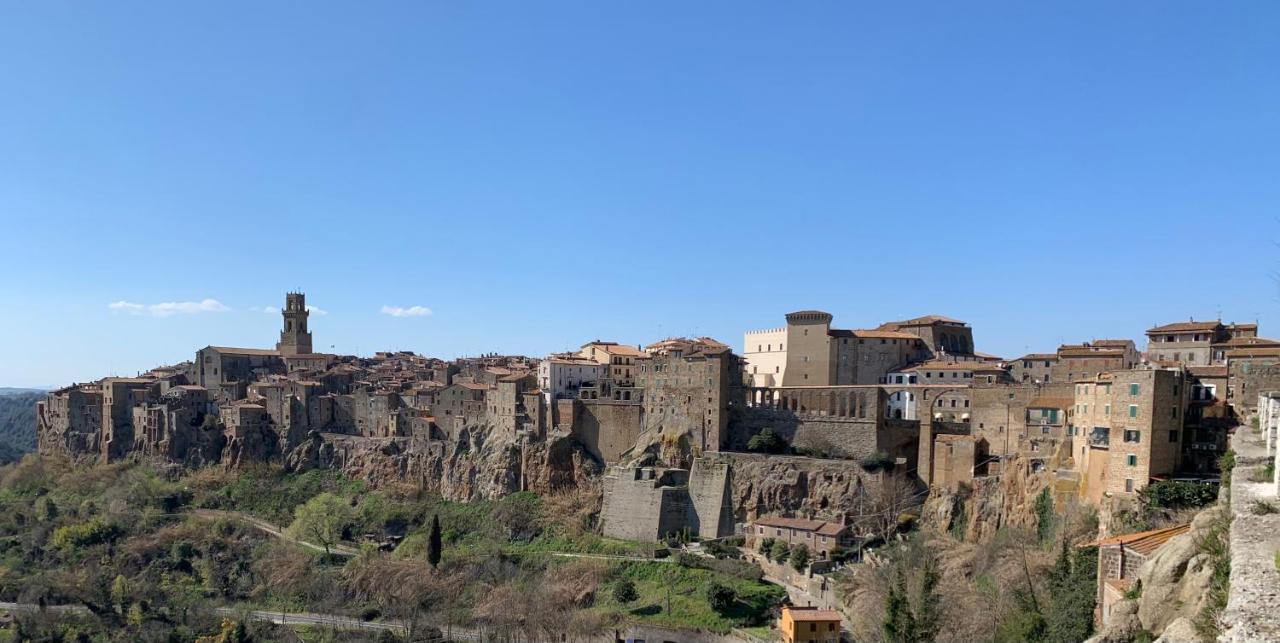 Вилла Terrazza Sul Tufo Питильяно Экстерьер фото